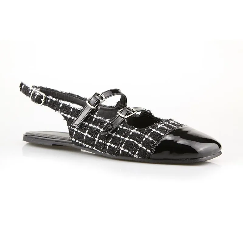 Square Toe Flats For Women